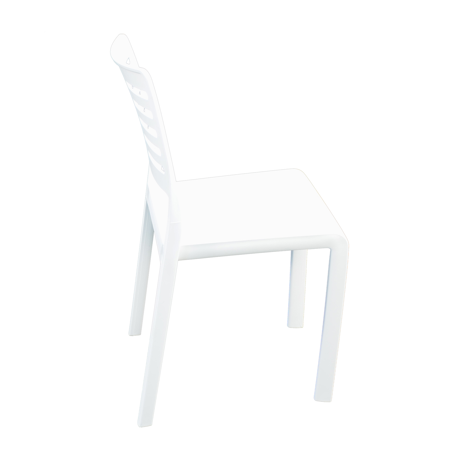 Trabella Mistral Chair in White (Pack of 2) Chairs Trabella   