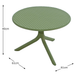 Nardi Step Table With 2 Doga Chair Set in Olive Green Dining Sets Nardi   