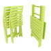 Trabella Brescia Folding Table with 2 Brescia Chairs Set Lime Dining Sets Trabella   