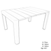 Modura Henrik 140 Garden Table Nickel Grey Tables Modura Default Title