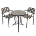 Summer Terrace Antigua Bistro 60cm with 2 Karin Chairs Garden Set Dining Sets Summer Terrace Default Title