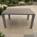 Modura Henrik 140 Garden Table Nickel Grey Tables Modura