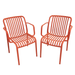 Modura Alma Garden Chair Chilli Red - Pack of 2 Chairs Modura