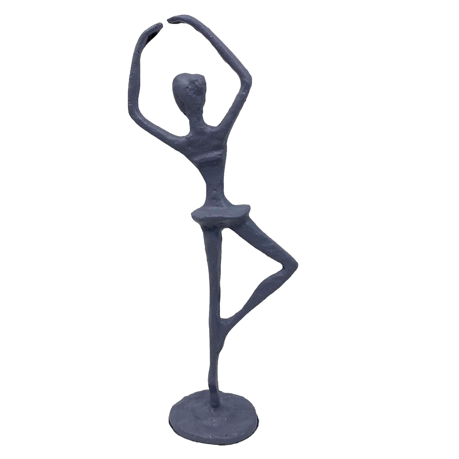 Elur Ballet Girl Iron Figurine 25Cm Grey Shimmer Statue Statues Elur Default Title  
