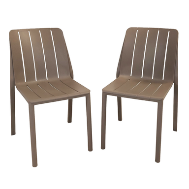 Nardi Tiberina Bistrot Chair Turtle Dove - Pack of 2 Chairs Nardi