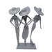 Elur Ladies At The Races Iron Figurine 27Cm Grey Shimmer Statue Statues Elur Default Title  