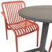 Modura Anders Bistro Table Nickel Grey With 2 Alma Armchair Chilli Outdoor Set Dining Sets Modura