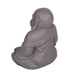 Solstice Sculptures Buddhist Monk Sitting 34Cm Grey Shimmer Statue Statues Solstice Sculptures   