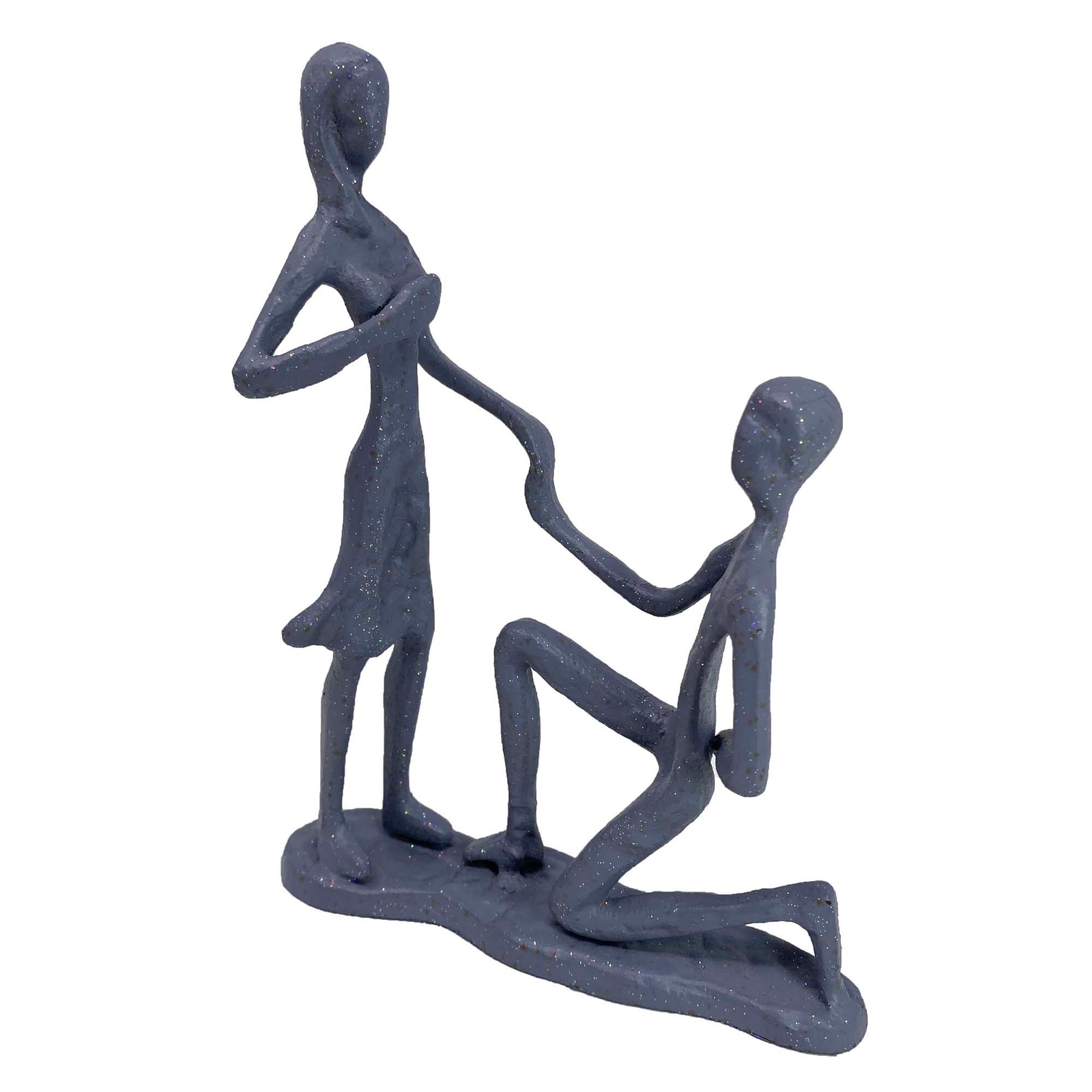 Elur Marriage Proposal Iron Figurine 17Cm Grey Shimmer Statue Statues Elur Default Title  