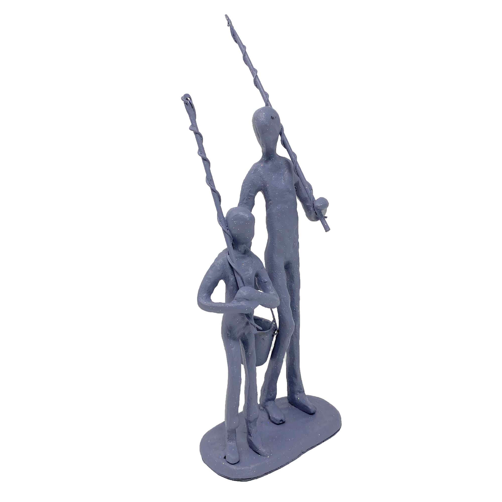 Elur Fishing Trip Elur Figurine 21Cm Grey Shimmer Statue Statues Elur   