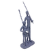 Elur Fishing Trip Elur Figurine 21Cm Grey Shimmer Statue Statues Elur   