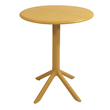 Modura Anders Bistro Garden Table Saffron Yellow Tables Modura