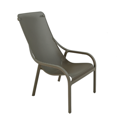 Nardi Net Lounge Chair in Turtle Dove Chairs Nardi