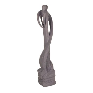 Solstice Sculptures Tender Kiss 82Cm Grey Shimmer Statue Statues Solstice Sculptures   
