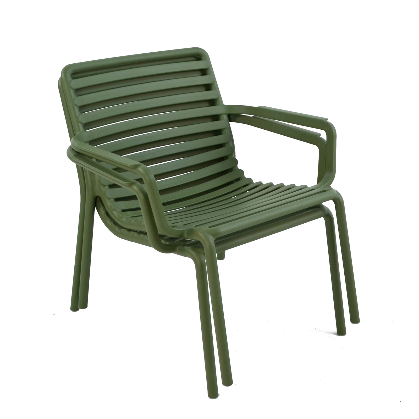 Nardi Doga Relax Outdoor Chair in Olive Green Chairs Nardi