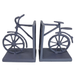 Elur Bicycle Iron Book Ends 13Cm Grey Shimmer Statue Statues Elur Default Title  