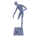 Elur Footballer Iron Figurine 20Cm Grey Shimmer Statue Statues Elur   