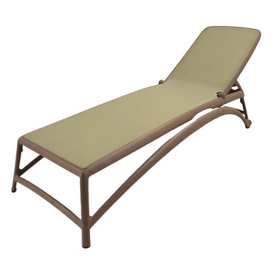 Nardi Atlantico Sun Lounger Turtle Dove & Olive Green Pack Of 2 Sun Loungers Nardi