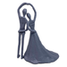 Elur Wedding Dance Iron Figurine 19Cm Grey Shimmer Statue Statues Elur Default Title  
