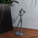 Elur Golfer Iron Figurine 19Cm Grey Shimmer Statue Statues Elur   