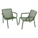 Nardi Doga Relax Outdoor Chair in Olive Green Chairs Nardi