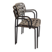 Modura Karin Garden Chair Nickel Grey-Black - Pack of 2 Chairs Modura