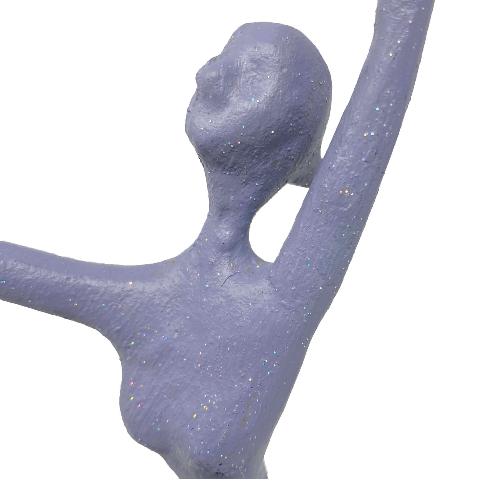 Elur Alicia Dancer Iron Figurine 40Cm Grey Shimmer Statue Statues Elur   