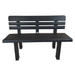 Trabella Genaro Garden Bench in Anthracite Chairs Trabella