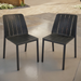 Nardi Tiberina Bistrot Chair in Anthracite - Pack of 2 Chairs Nardi