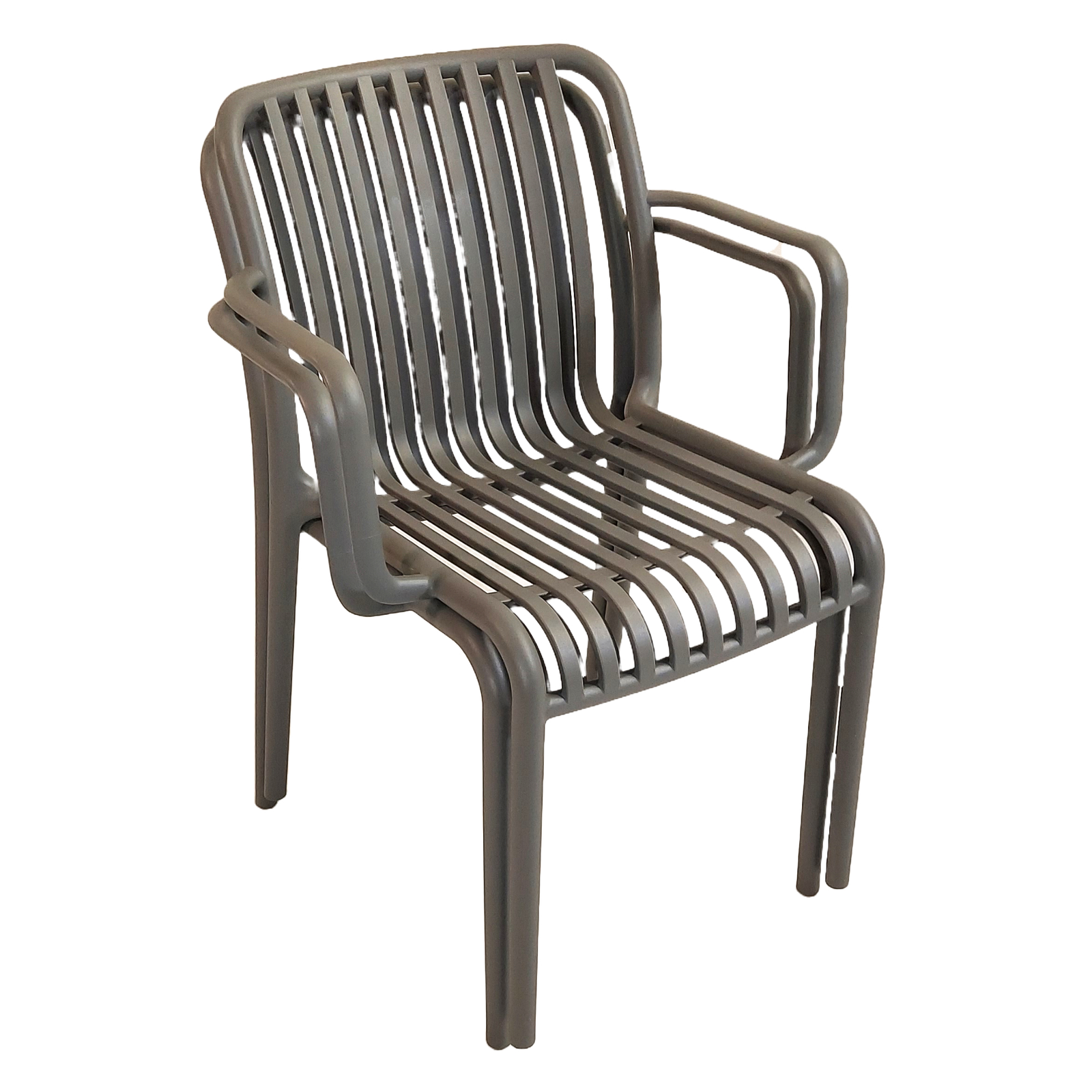 Modura Alma Garden Chair Nickel Grey - Pack of 2 Chairs Modura