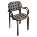 Modura Karin Garden Chair Nickel Grey-Black - Pack of 2 Chairs Modura