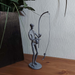 Elur Angler Iron Figurine 22Cm Grey Shimmer Statue Statues Elur   