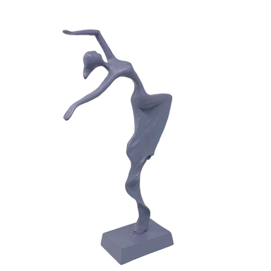 Elur Natalia Dancer Iron Figurine 33Cm Grey Shimmer Statue Statues Elur   