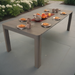 Modura Henrik 220 Garden Table Nickel Grey Tables Modura