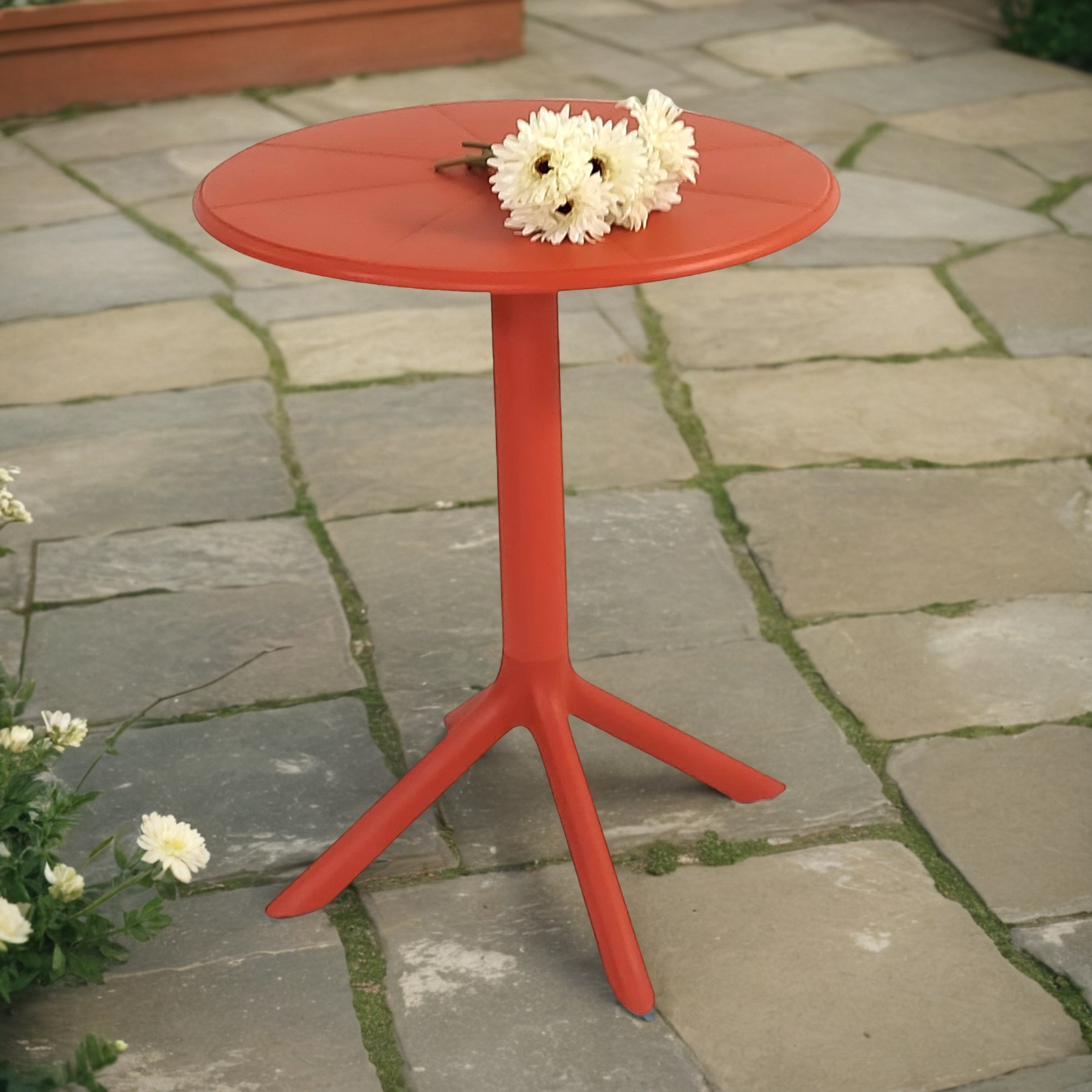 Modura Anders Bistro Garden Table Chilli Red Tables Modura