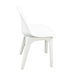 Trabella White Levante Dining Table with 2 Eolo Chairs Dining Sets Trabella   
