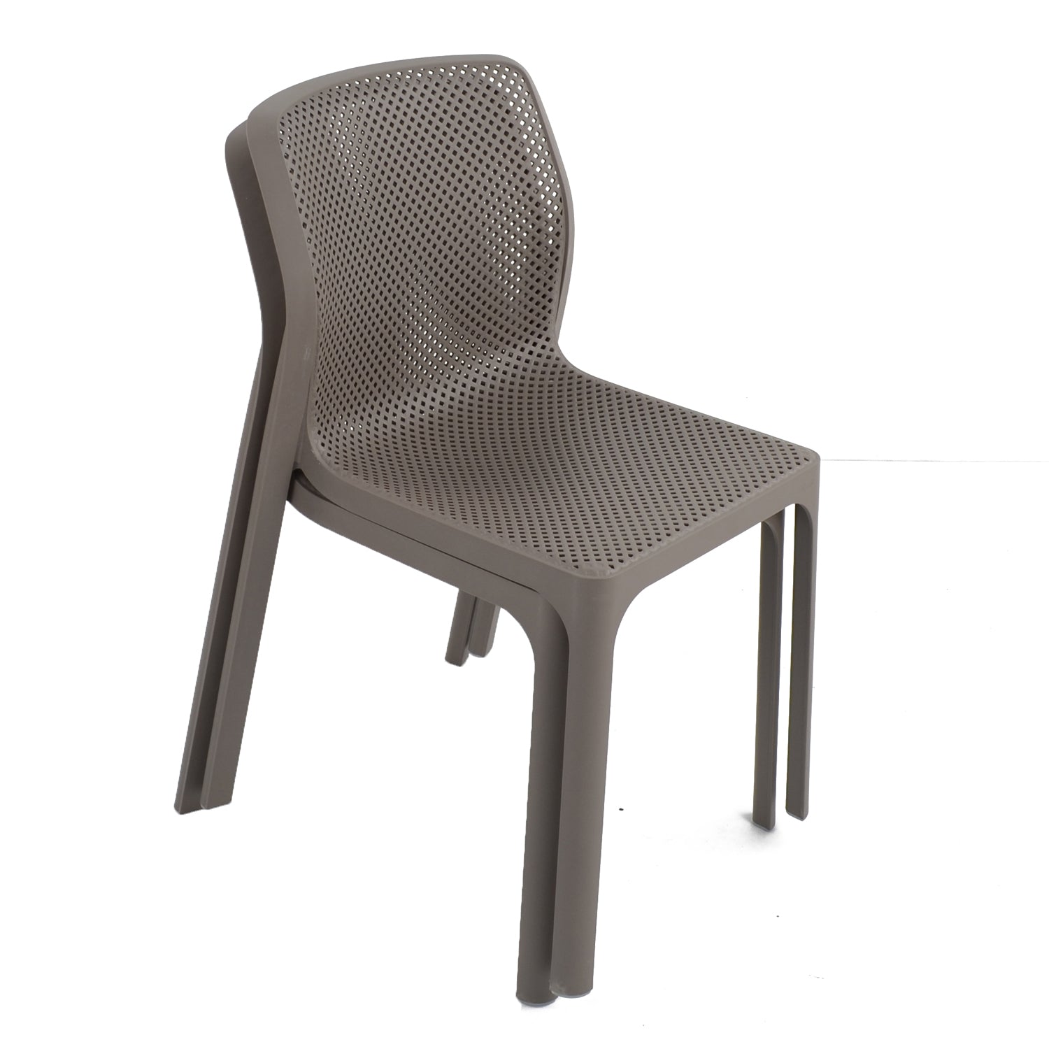 Nardi Bit Chair Turtle Dove Grey (Pack of 2) Chairs Nardi   