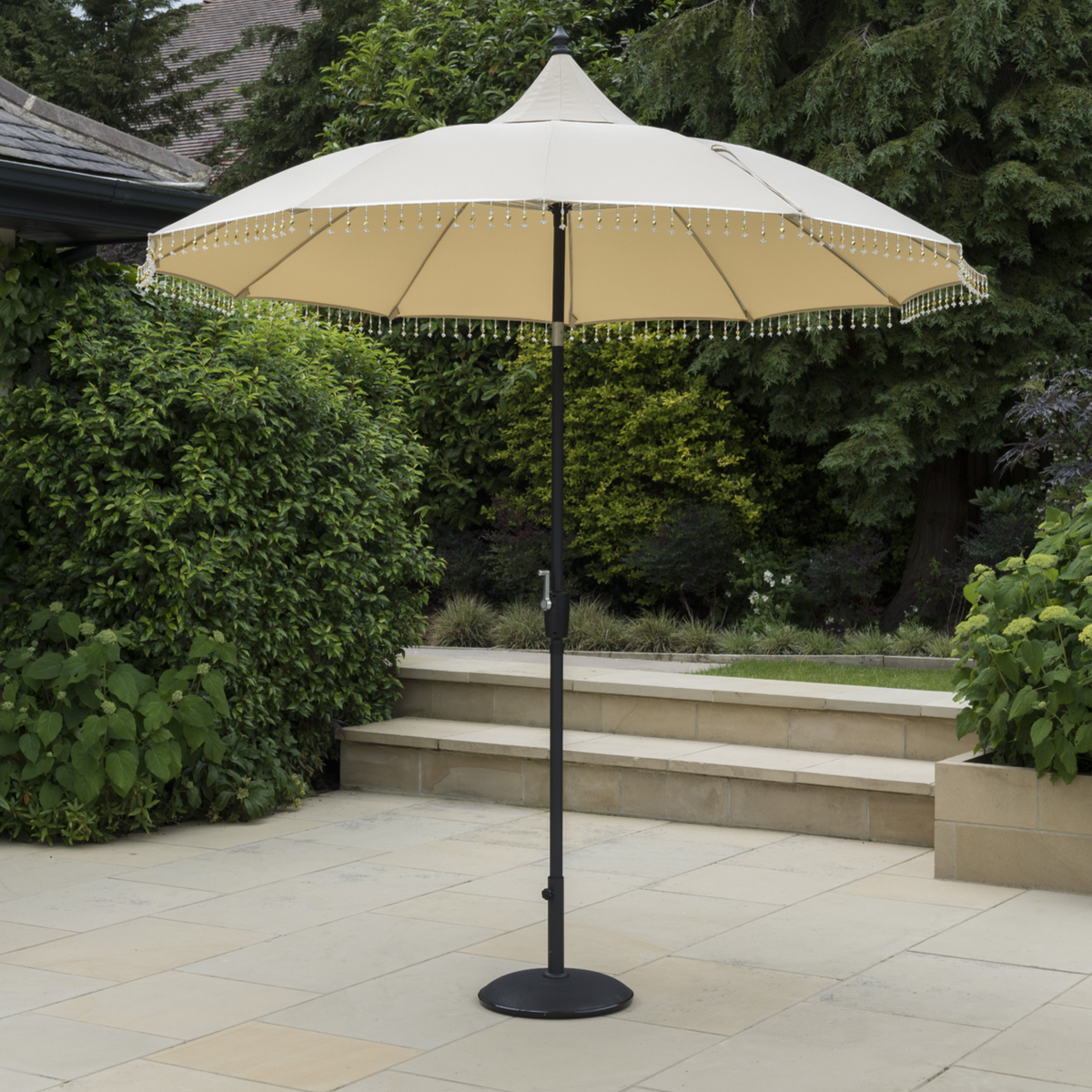 carousel patio umbrella Garden Must Haves Carrousel 2.7m Cream Parasol– Ruby's Garden Boutique Fall in love with FINALE ID: 7767505R04-AMP reliable operation for demanding Size:158/M