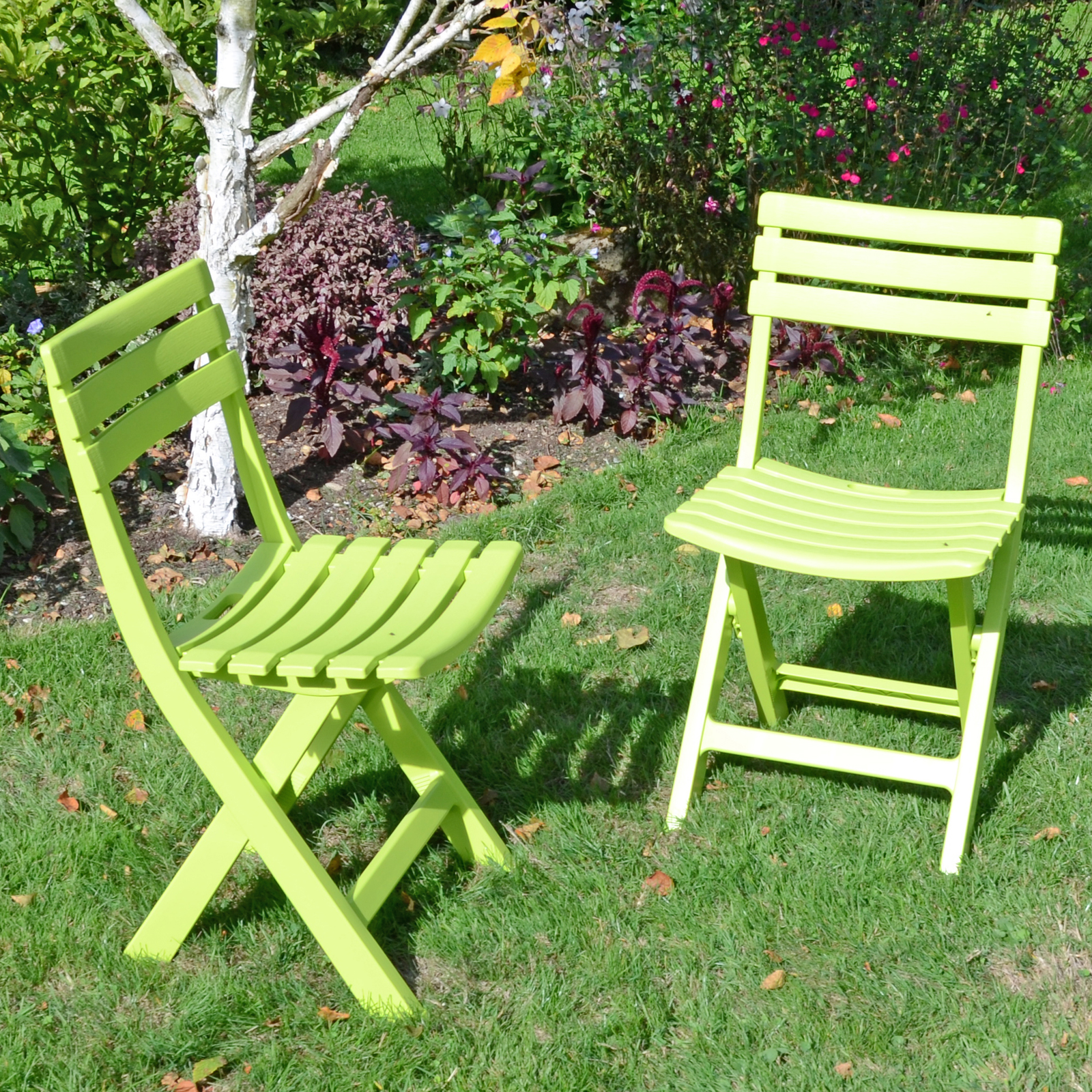 Trabella Brescia Folding Chair Lime Green (Pack of 2) Chairs Trabella Default Title  