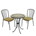 Exclusive Garden Henley 60cm Bistro With 2 Milan Chairs Set Dining Sets Exclusive Garden   