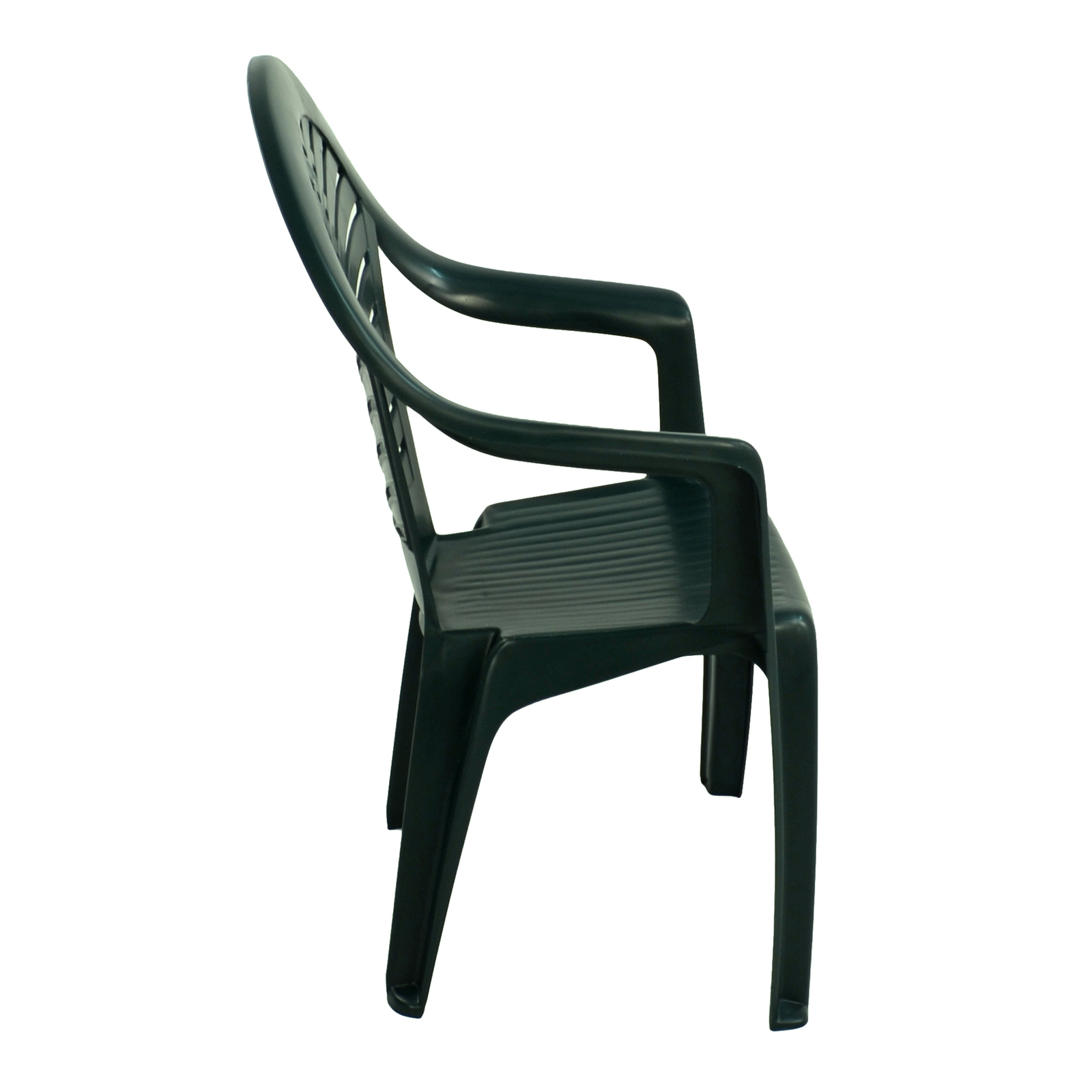Trabella Pineto Stack Chair Green (Pack of 4) Chairs Trabella   
