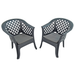 Trabella Savona Chair Anthracite (Pack of 2) Chairs Trabella   