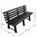 Trabella Brindisi Bench Anthracite Chairs Trabella   