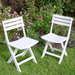 Trabella Brescia Folding Chair White (Pack of 2) Chairs Trabella Default Title  