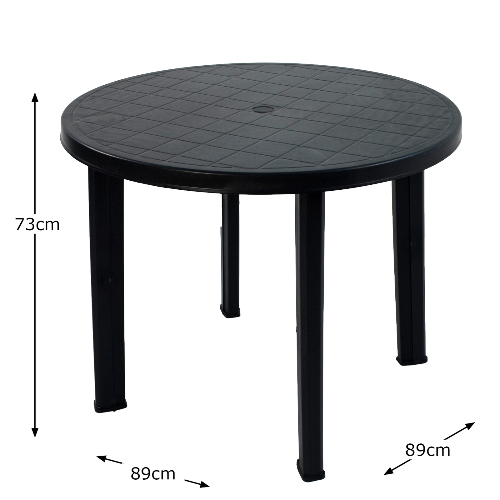 Trabella Revello Round Table Anthracite Grey Tables Trabella Default Title  