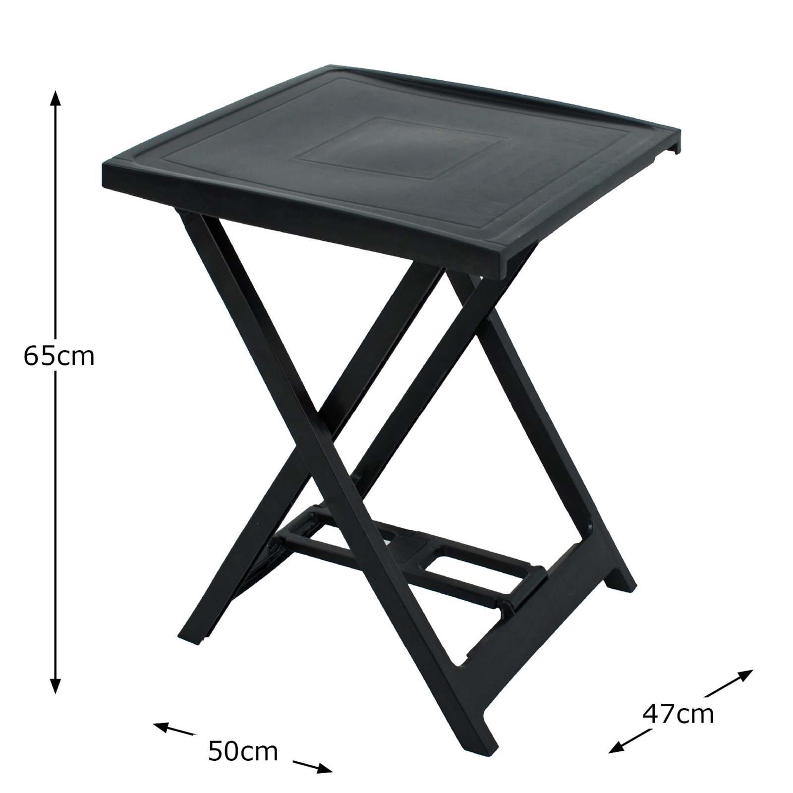Trabella Boretto Folding Table in Anthracite Grey Tables Trabella Default Title  