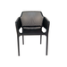 Nardi Cube Garden Table with 6 Net Chair Set in Anthracite Grey Dining Sets Nardi   