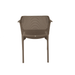 Nardi Clip Garden Table with 4 Net Chair Set in Turtle Dove Grey Dining Sets Nardi   