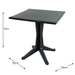 Trabella Anthracite Ponente Dining Table With 4 Eolo Chairs Dining Sets Trabella   