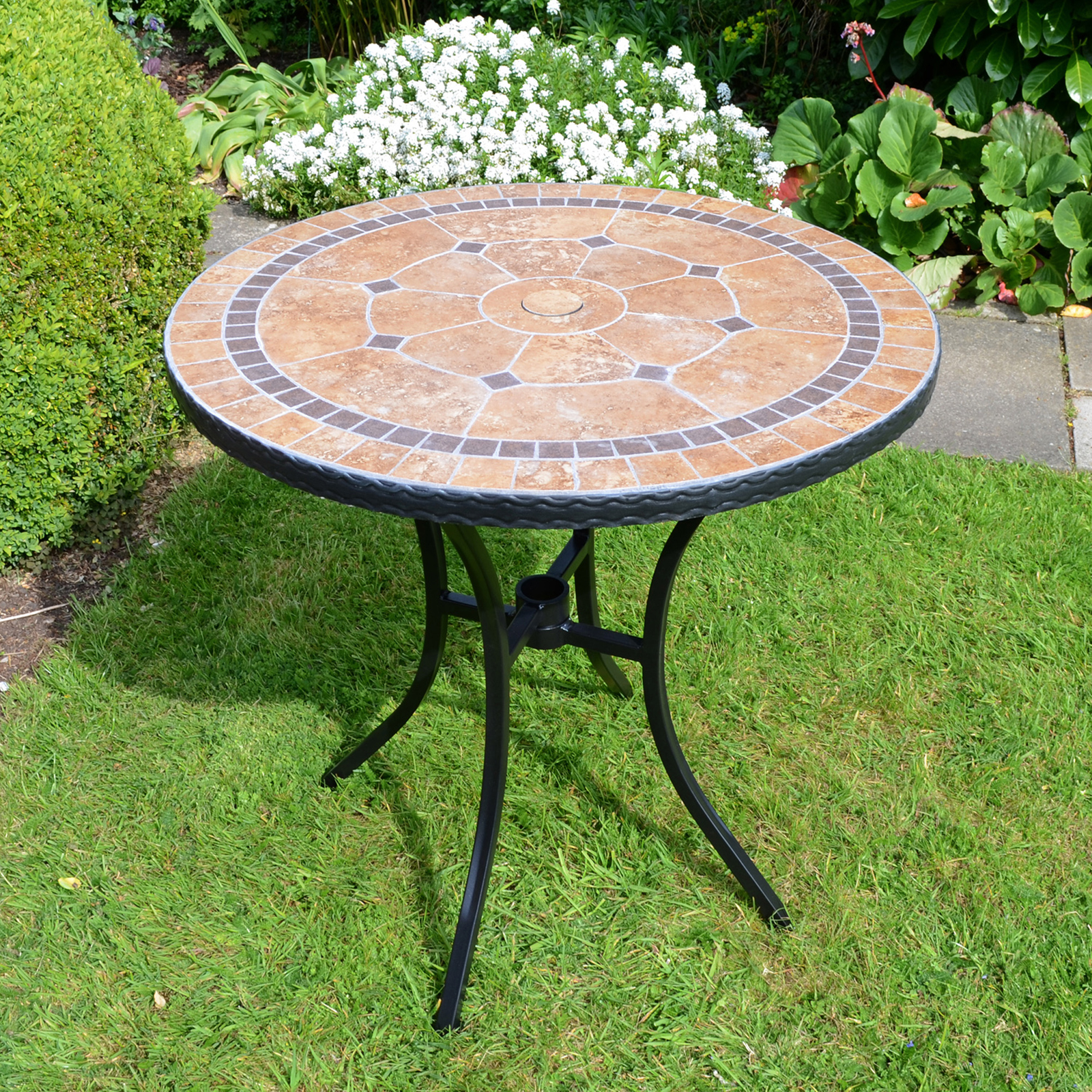 Exclusive Garden Richmond 76cm Table With 2 Ascot Chairs Set Dining Sets Exclusive Garden   